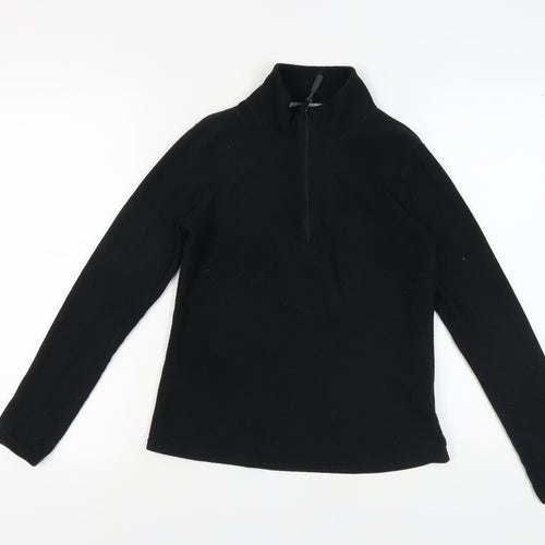 Peter Storm Women's Black Fleece Sweatshirt Size 8