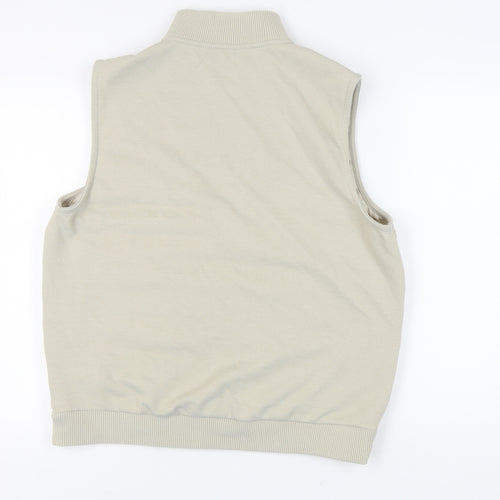 Marks and Spencer Men's Beige Puffer Waistcoat, Size L