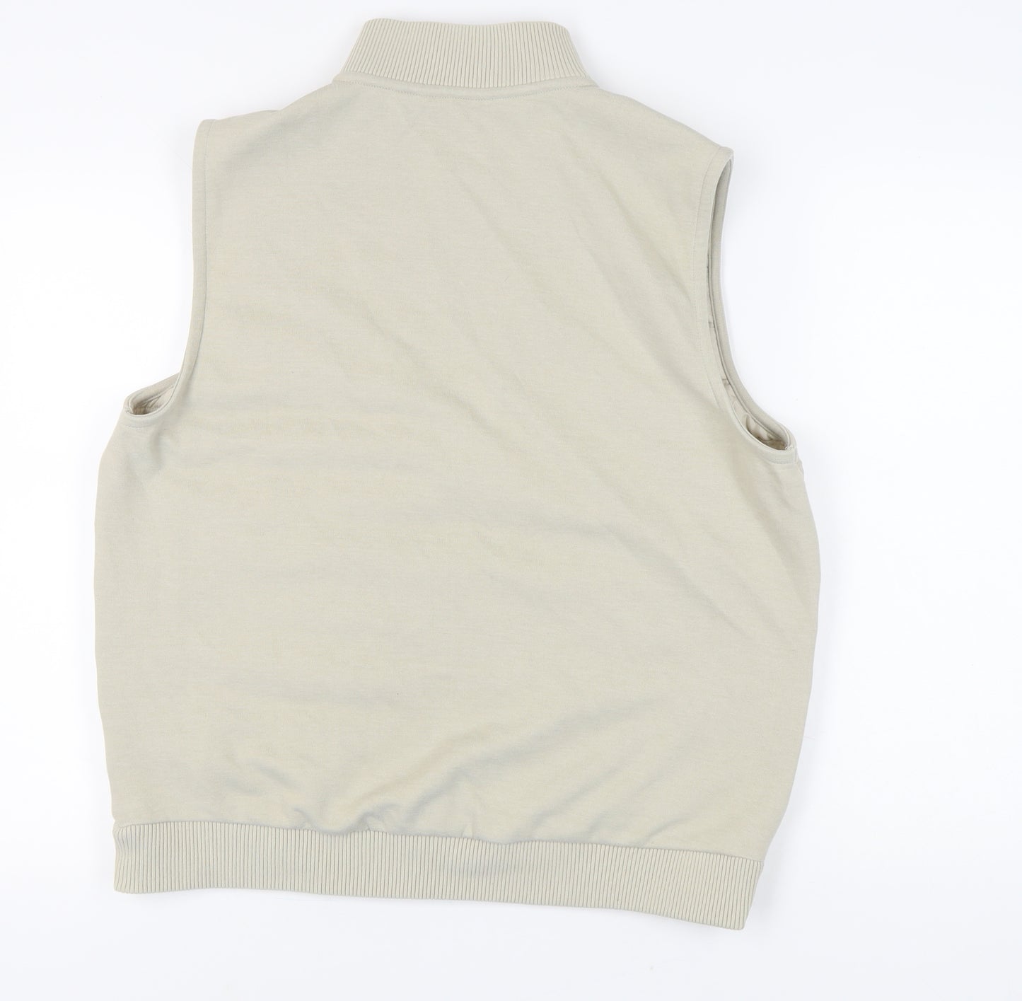 Marks and Spencer Men's Beige Puffer Waistcoat, Size L