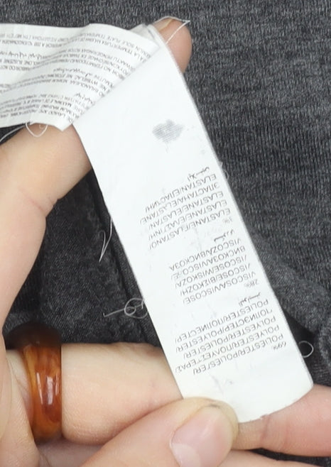 boohoo Women’s Grey Bodycon Midi Dress M