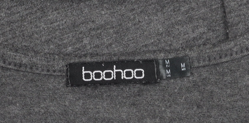 boohoo Women’s Grey Bodycon Midi Dress M