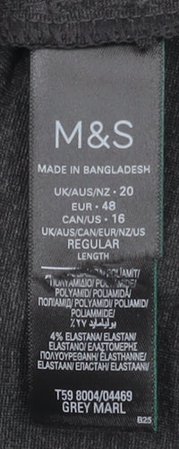 Marks and Spencer Women’s Grey Pencil Skirt Size 20