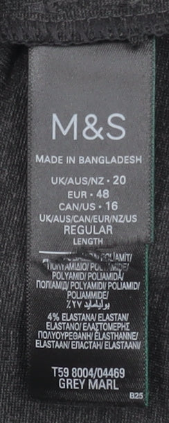Marks and Spencer Women’s Grey Pencil Skirt Size 20