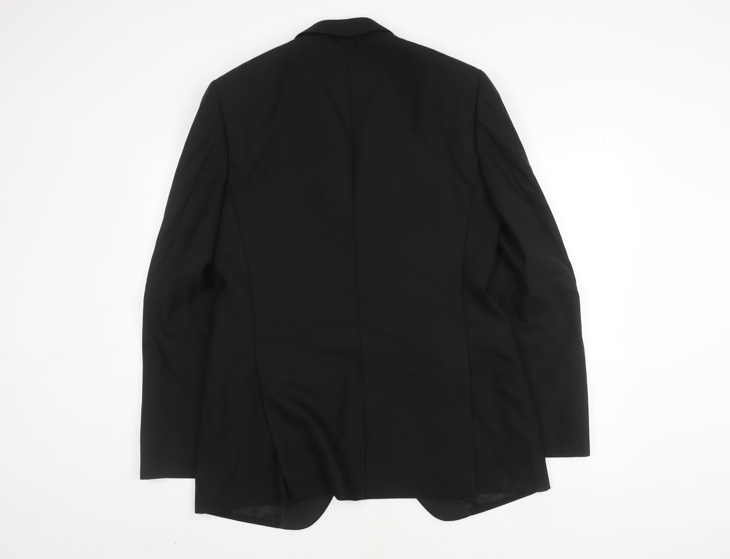 Marks and Spencer Men's Black Shawl Lapel Tuxedo Blazer, Size 40L
