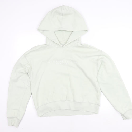 Abercrombie & Fitch Women's White Hoodie S Pullover Logo
