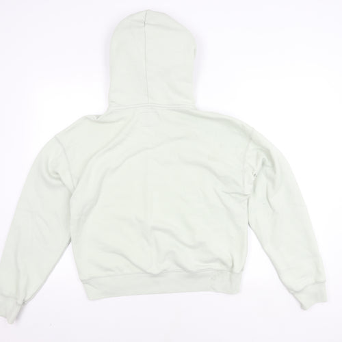 Abercrombie & Fitch Women's White Hoodie S Pullover Logo