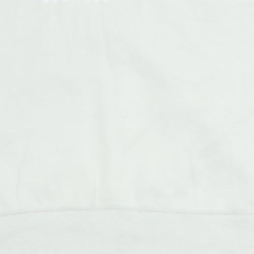 Abercrombie & Fitch Women's White Hoodie S Pullover Logo