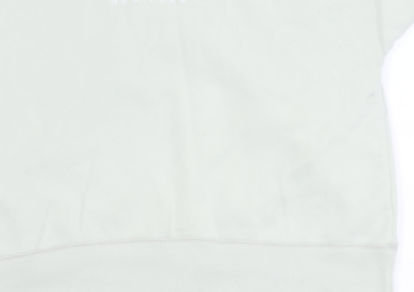 Abercrombie & Fitch Women's White Hoodie S Pullover Logo