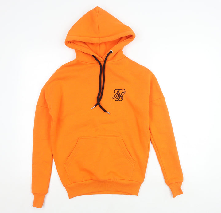 SikSilk Women's Orange Pullover Hoodie Size 4