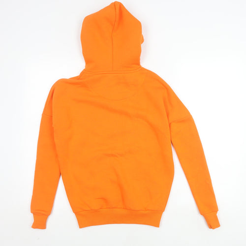 SikSilk Women's Orange Pullover Hoodie Size 4