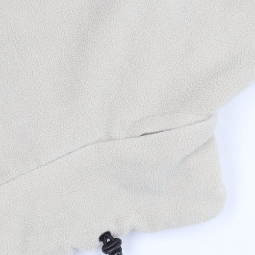 B&C Men's Beige Basic Jacket, S, Stand-Up Collar