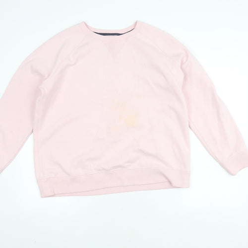 Crew Clothing Women's Pink Pullover Sweatshirt Size 16