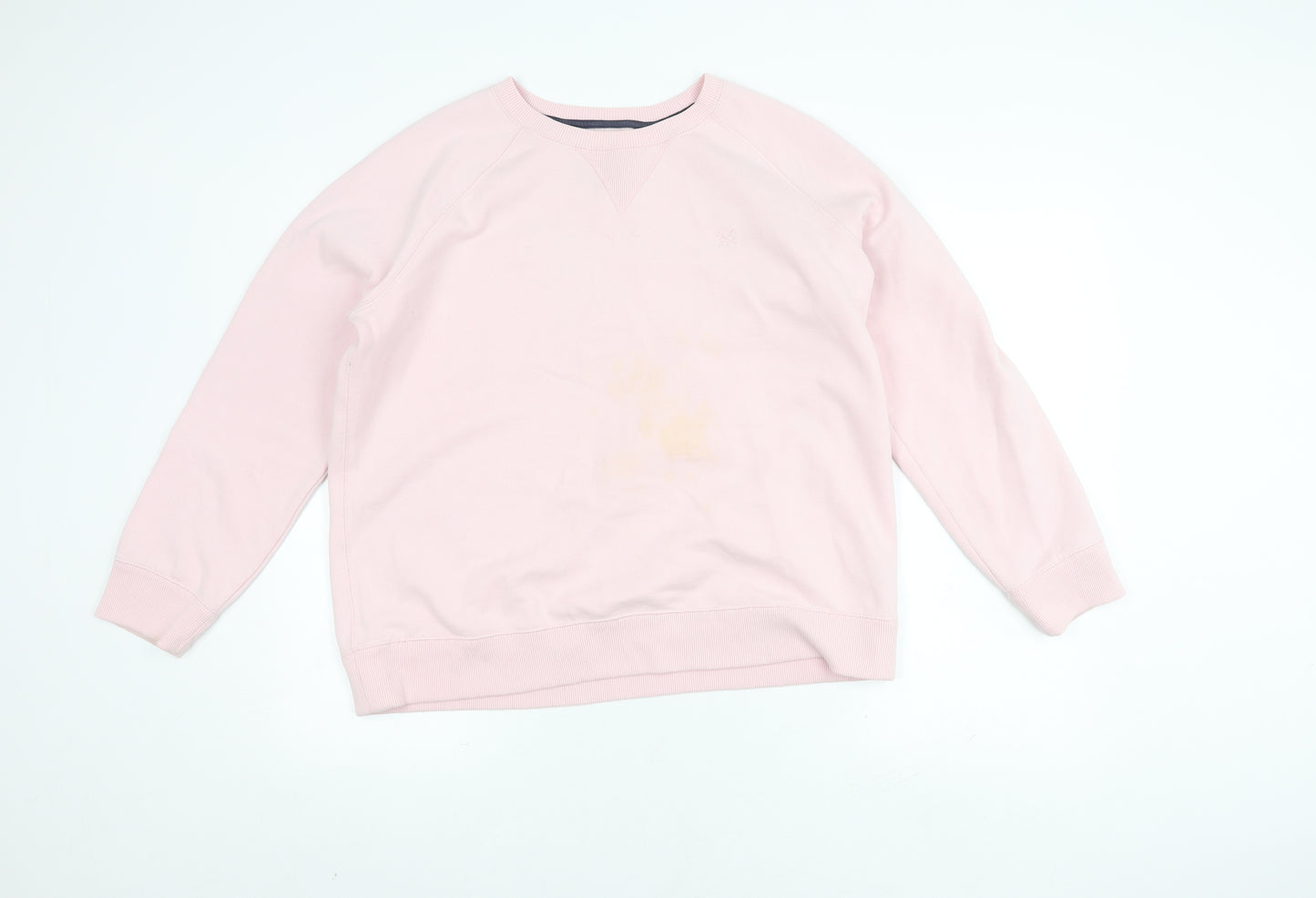 Crew Clothing Women's Pink Pullover Sweatshirt Size 16