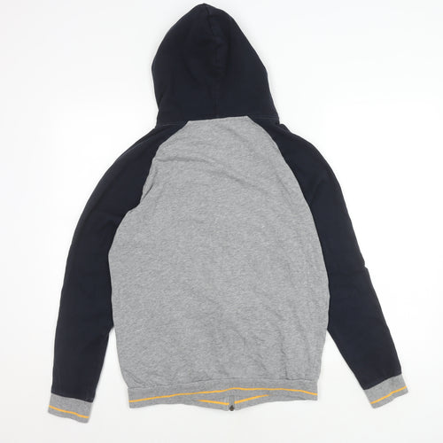 Hugo Boss Men's Grey Hooded Jacket S