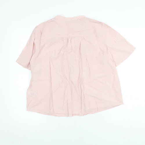 Marks and Spencer Women's Pink Top Size 10