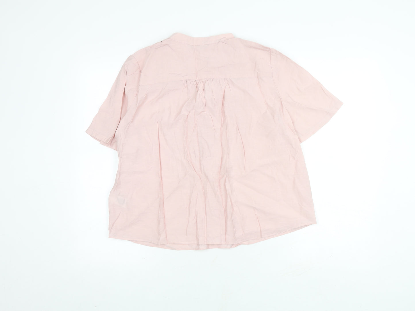 Marks and Spencer Women's Pink Top Size 10