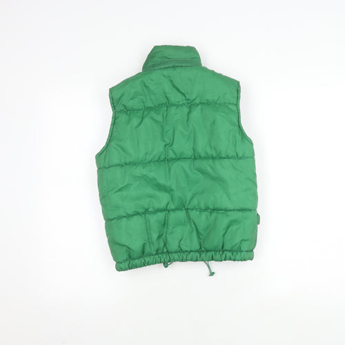 New Look Women's Green Puffer Waistcoat Size 10