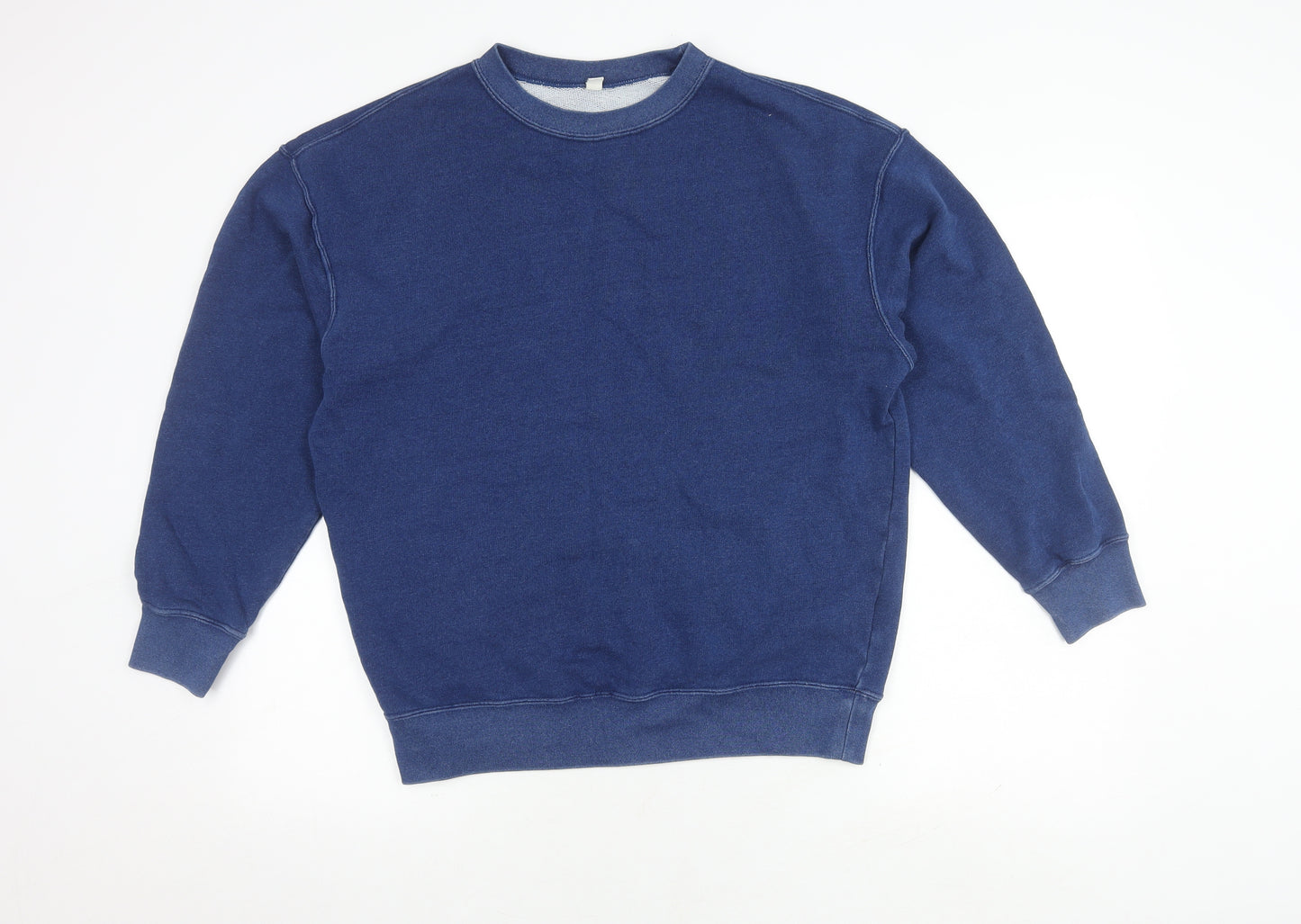 Uniqlo Men's Blue Sweatshirt S Crew Neck Pullover