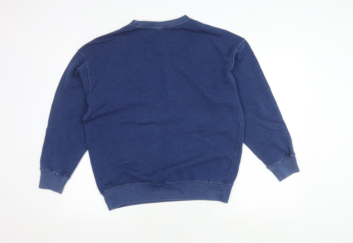 Uniqlo Men's Blue Sweatshirt S Crew Neck Pullover