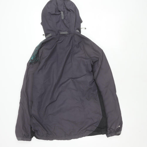 Regatta Women's Black Waterproof Track Jacket Size 10