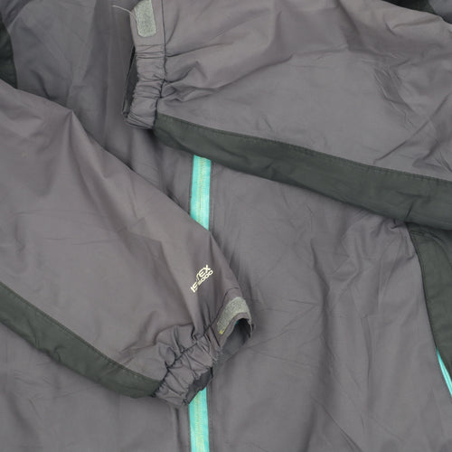 Regatta Women's Black Waterproof Track Jacket Size 10