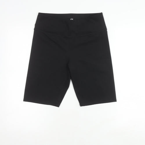 H&M Women's Black Biker Shorts Size 12