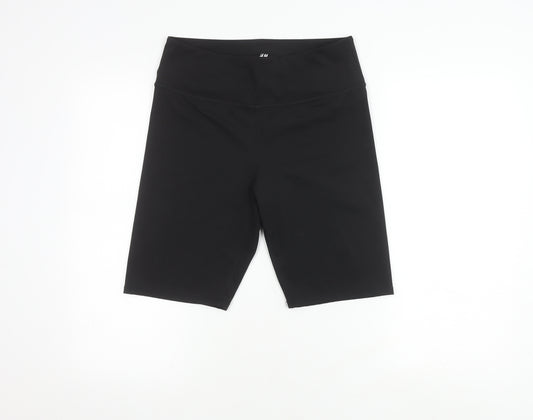 H&M Women's Black Biker Shorts Size 12
