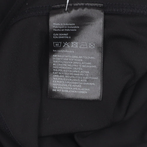 H&M Women's Black Biker Shorts Size 12