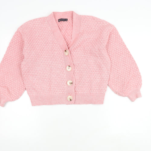 Marks and Spencer Women's Pink Cardigan Size 14