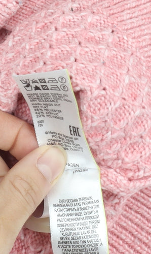Marks and Spencer Women's Pink Cardigan Size 14