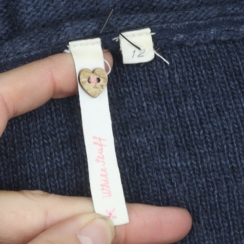 White Stuff Women's Blue Cardigan Size 12