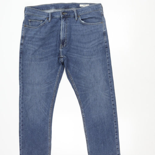 Marks & Spencer Men's Blue Slim Jeans 38W 29L