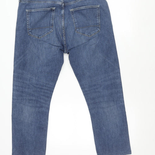 Marks & Spencer Men's Blue Slim Jeans 38W 29L