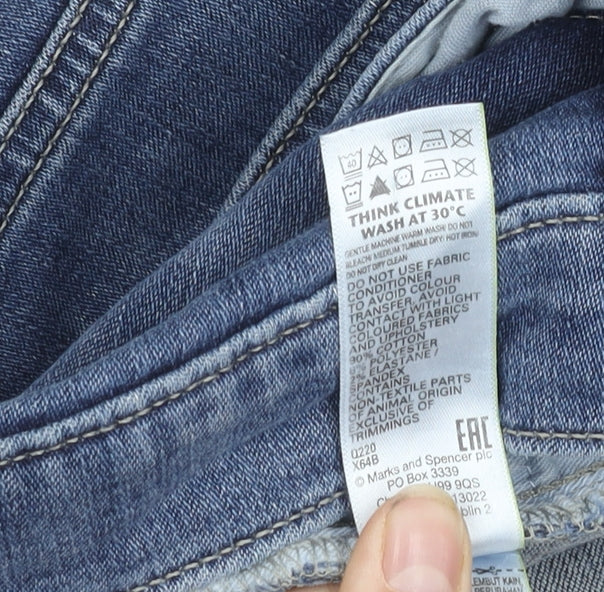 Marks & Spencer Men's Blue Slim Jeans 38W 29L