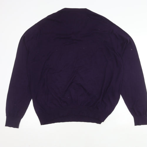 Marks and Spencer Men's XL Purple Pullover Jumper