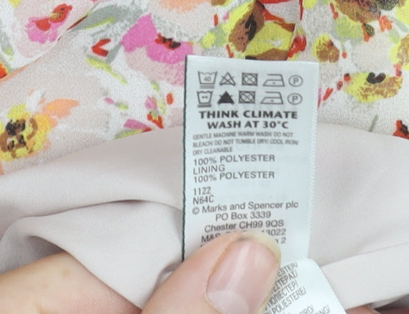 Marks and Spencer Women's Multicoloured Floral Dress 18