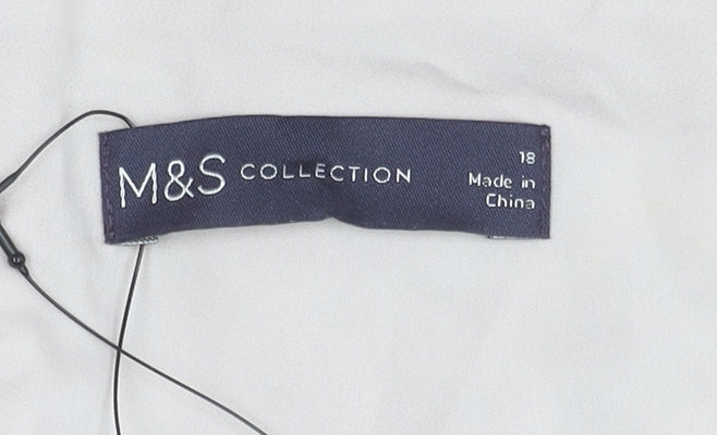 Marks and Spencer Women's Multicoloured Floral Dress 18