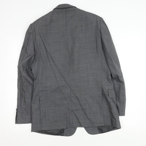 Jaeger Men's Grey Wool Suit Jacket 40S