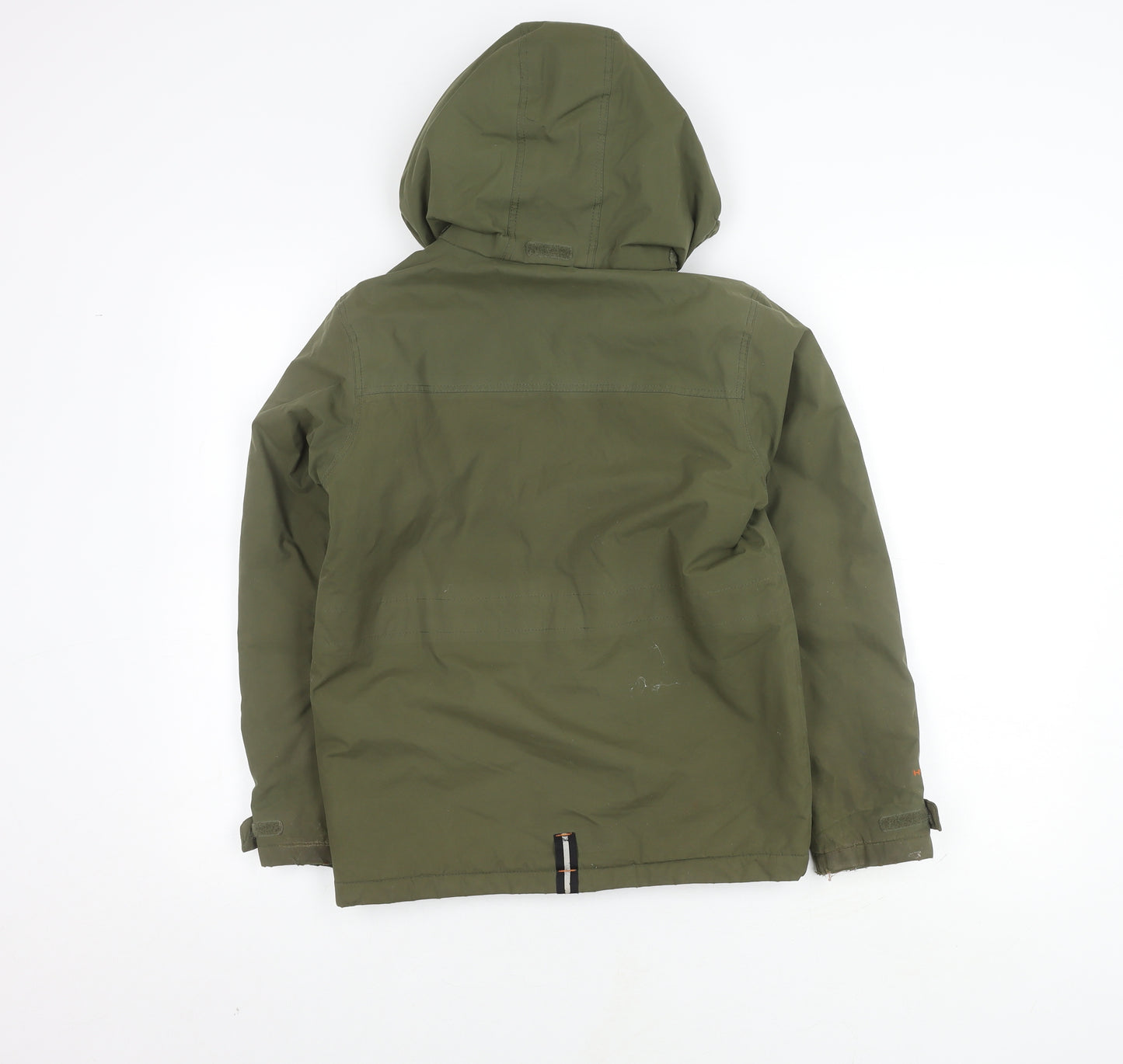 Regatta Boys Green Parka Coat with Hood, Size 11 Years