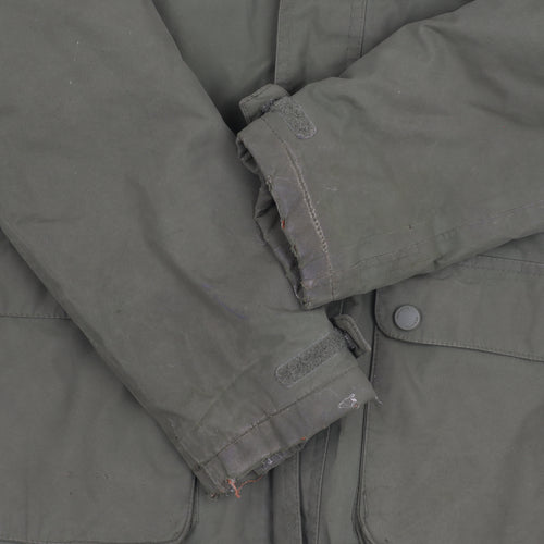 Regatta Boys Green Parka Coat with Hood, Size 11 Years