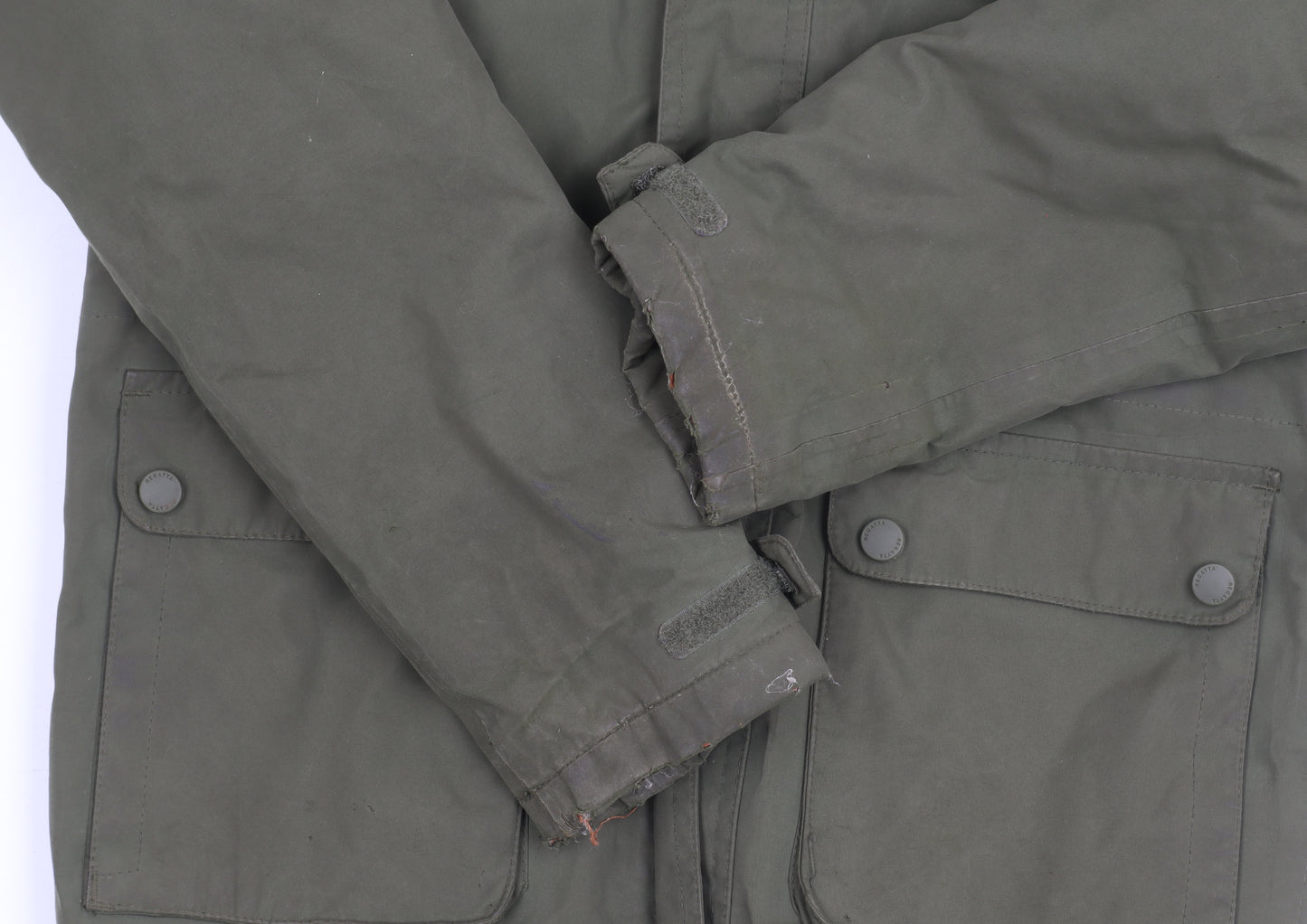 Regatta Boys Green Parka Coat with Hood, Size 11 Years