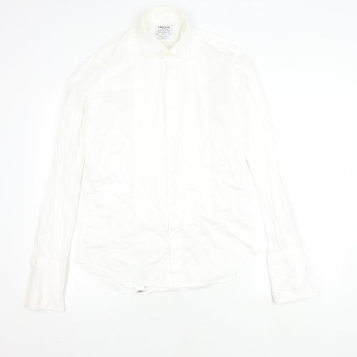 T.M.Lewin Men's White Slim Fit Dress Shirt