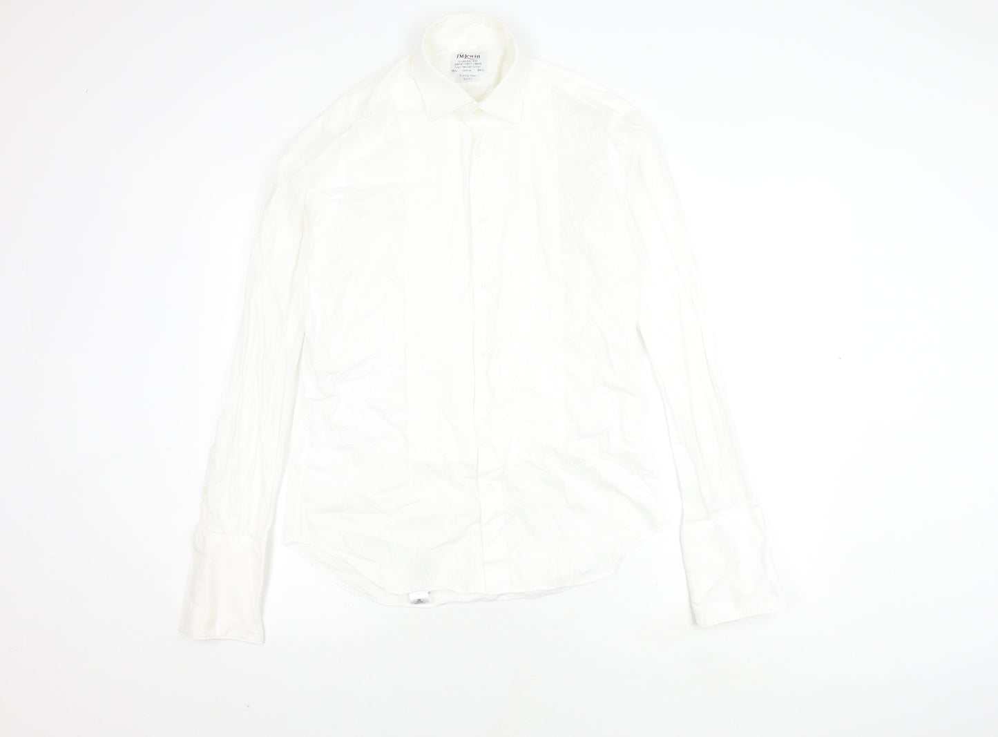 T.M.Lewin Men's White Slim Fit Dress Shirt