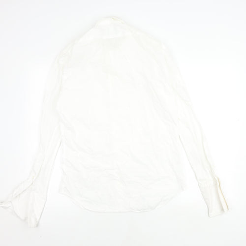 T.M.Lewin Men's White Slim Fit Dress Shirt