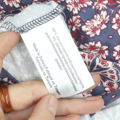 Laura Ashley Women’s Multicoloured Dress, Size 10, V-Neck