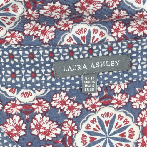 Laura Ashley Women’s Multicoloured Dress, Size 10, V-Neck