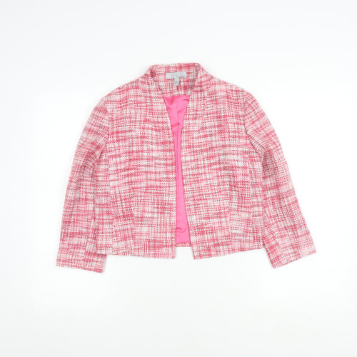 EPS Pink Checked Blazer - Women Size 8