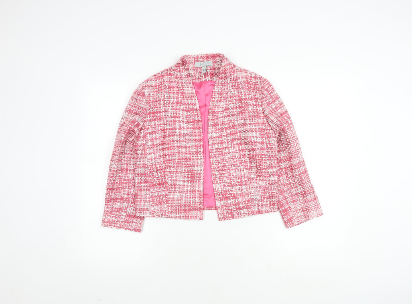 EPS Pink Checked Blazer - Women Size 8