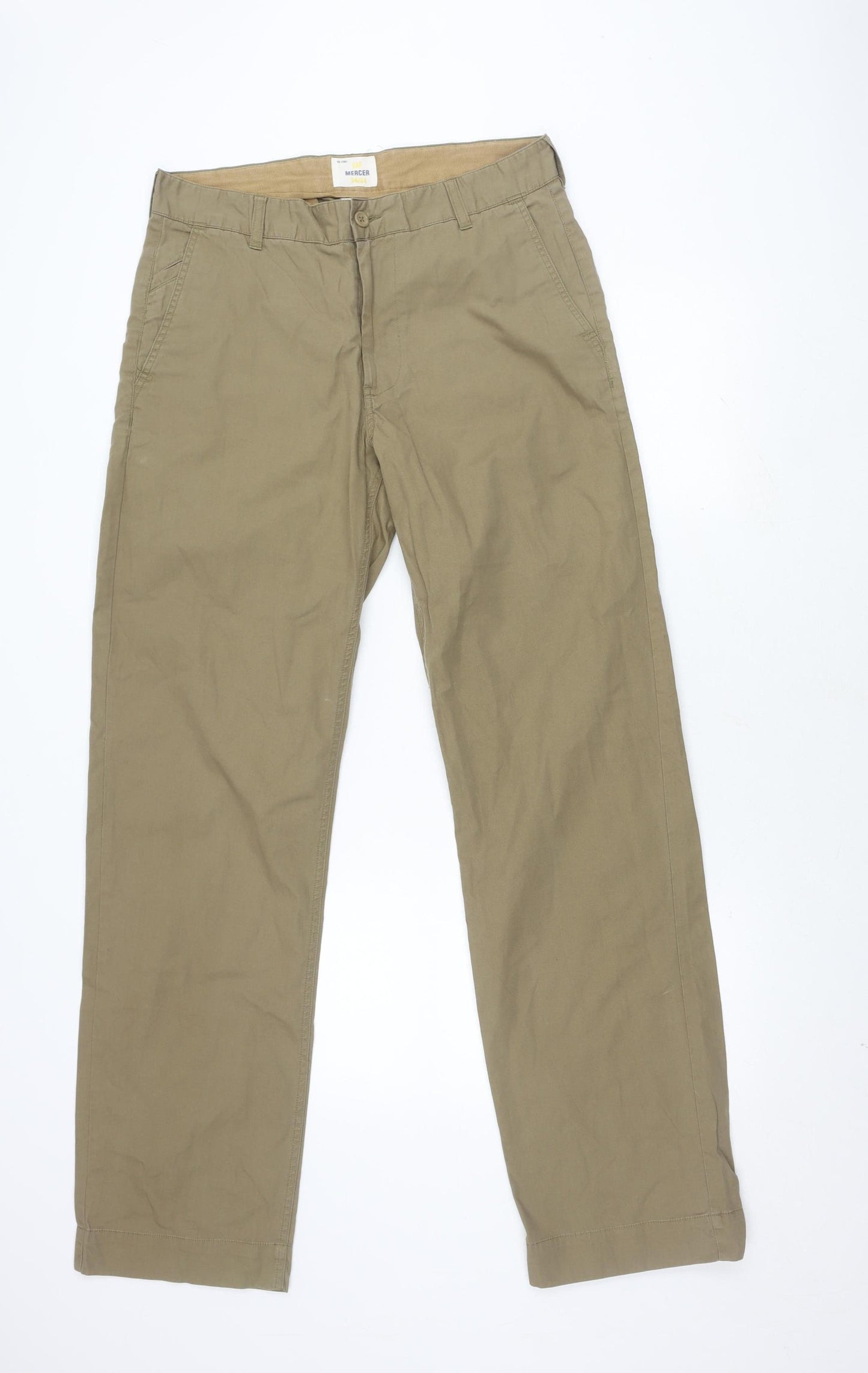 Gap Mercer Men's Beige Chinos Size 34 Casual Trousers