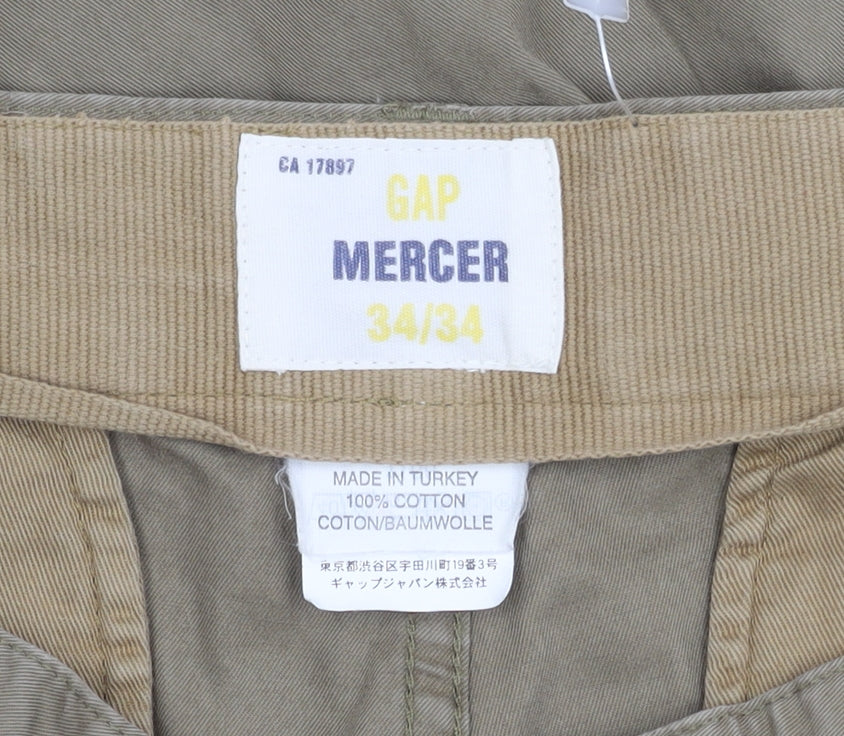 Gap Mercer Men's Beige Chinos Size 34 Casual Trousers
